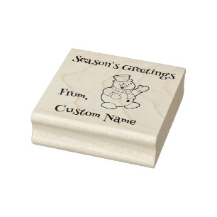 Die Grüße der Saison Gummistempel