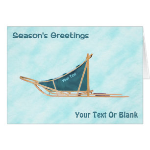 Die Grüße der Saison - Hunde im Schnee.