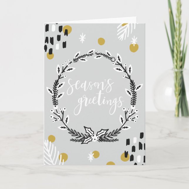 Die Grüße der Saison Karte (Vorderseite)