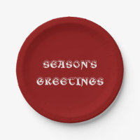 Die Grüße der Saison rot