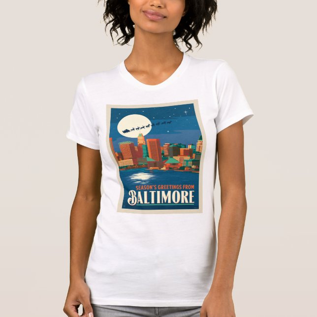 Die Grüße der Saison von Baltimore T-Shirt (Vorderseite)