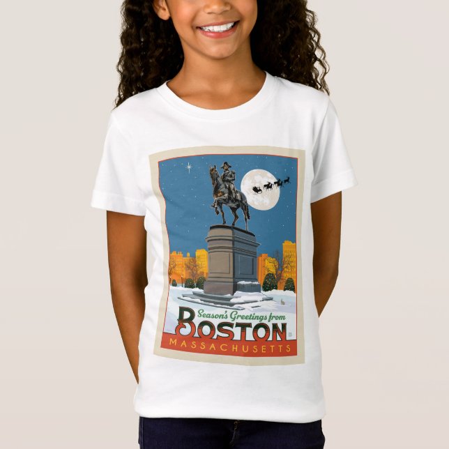 Die Grüße der Saison von Boston Common! T-Shirt (Vorderseite)