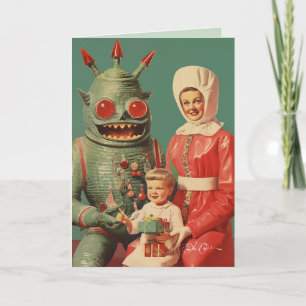 Die Grüße unserer Familie aus der Jahreszeit Feiertagskarte