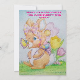 Die Grußkarte der personalisierten Großtochter Feiertagskarte