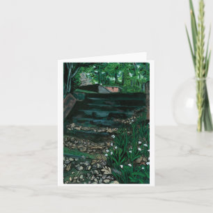 Die Grußkarte der Treppe Karte