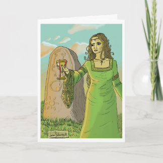 Die Grusskarte für den Sunset Erntedank Feiertagskarte