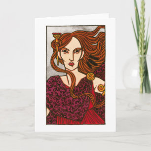 Die Grußkarte von Mórígan Karte