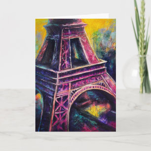 Die Grußkarte von Paris Karte