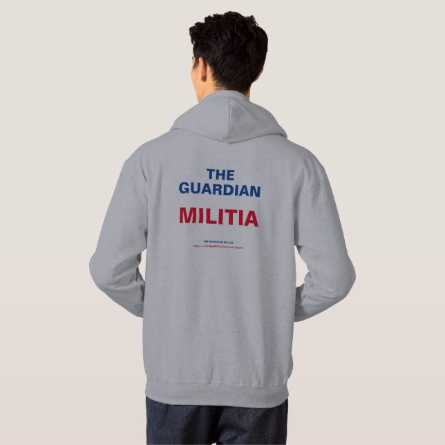 Die Guardian Militia Mens Hoodie (Schwarz voll)