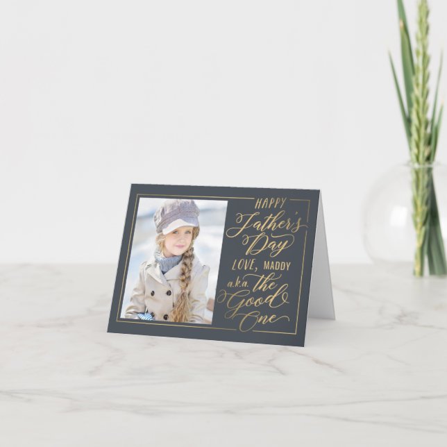 Die gute, bearbeitbare Tageskarte des Vaters Karte (Vorderseite)