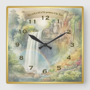 Die Güte der Lord Square Wall Clock Quadratische Wanduhr