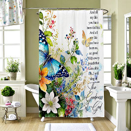 Die Güte Gottes Duschvorhang