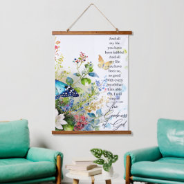 Die Güte Gottes Wandteppich Mit Holzrahmen