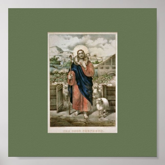 Die gute Hirtendruckerei Poster (Vorne)