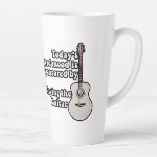 Die gute Stimmung von heute wird von der Gitarre g Milchtasse