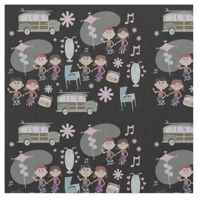 Die guten Zeiten Stoff (Nahaufnahme)