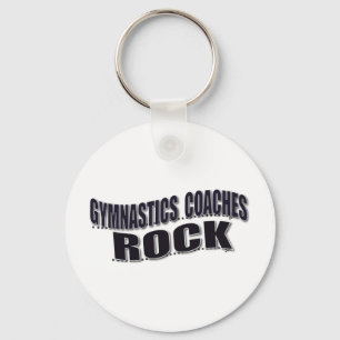 Die Gymnastik-Trainer-Geschenke der Männer Schlüsselanhänger