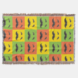 Die haarige Vater-Patchworkthrow-Decke Decke