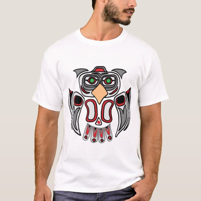 Die haida-Eule T-Shirt (Vorderseite)