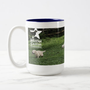 Die halben Dutzende Herumtollen-Tasse der Zweifarbige Tasse