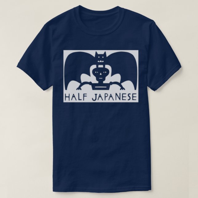 Die Hälfte des japanischen Monster-Papierschnitts  T-Shirt (Design vorne)
