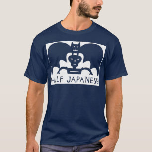 Die Hälfte des japanischen Monster-Papierschnitts  T-Shirt