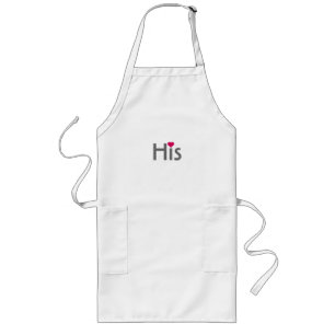 Die Hälfte des Mannes von seinem und von ihrem Lange Schürze