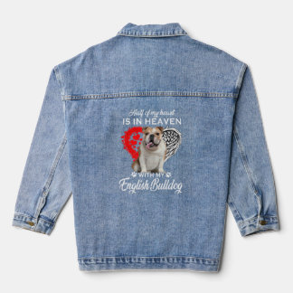 Die Hälfte meines Herzens ist mit meinem englische Jeansjacke