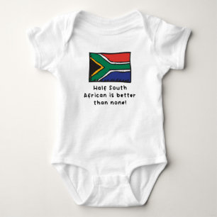 Die Hälfte Südafrikas ist besser als kein Südaf Baby Strampler