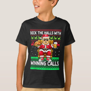Die Hallen mit Siegerrufen - Trump Santa Ch T-Shirt