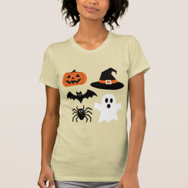 Die Halloween-Familie wirbt für den T - Shirt der 