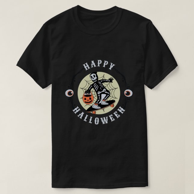 Die Halloween-Nacht ist voller Geheimnisse T-Shirt (Design vorne)