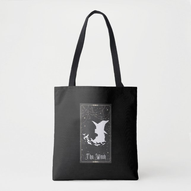 Die Halloween-Tarot-Tote-Tasche (Vorderseite)