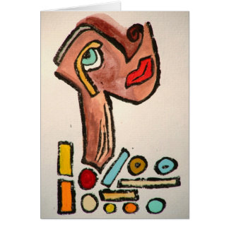 Die Halsketten-Kunst-Karte durch Augustine