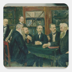 Die Hamburger Professorenkonvention von 1906 Quadratischer Aufkleber