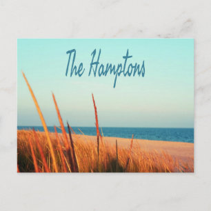 Die Hamptons Beach Long Island New York Postkarte