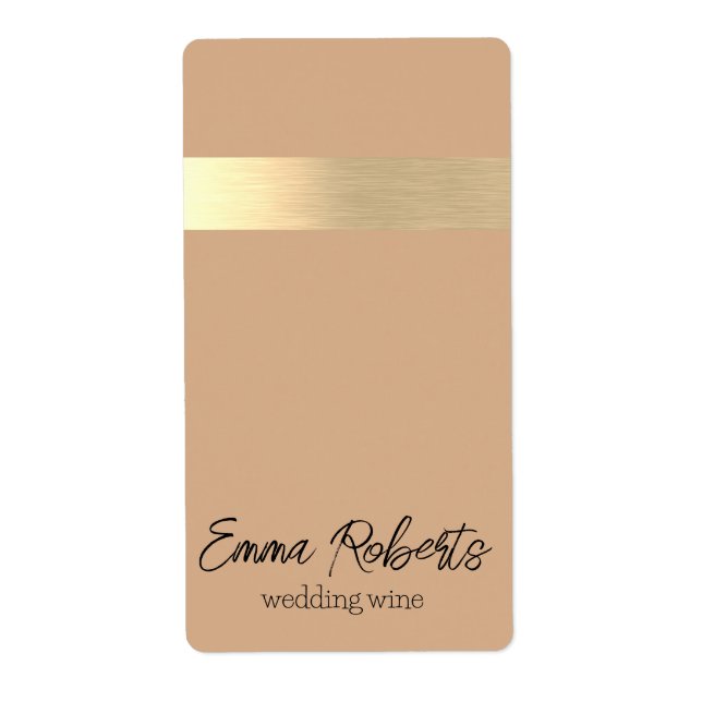 Die hamptons Gold Foil rustikale Imitate (Vorne)
