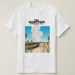 Die Hamptons Long Island NYC, Reiseposter. T-Shirt