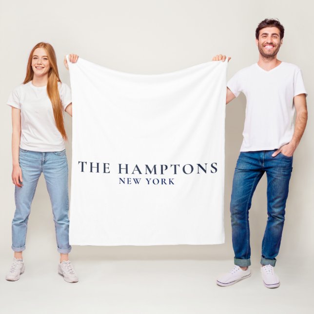 Die Hamptons New York Vornehm Küstengemeinde Fleecedecke (Beispiel)