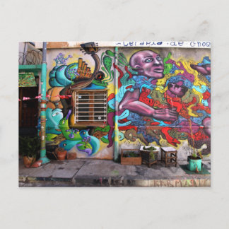 Die Hand der Künstler Postkarte