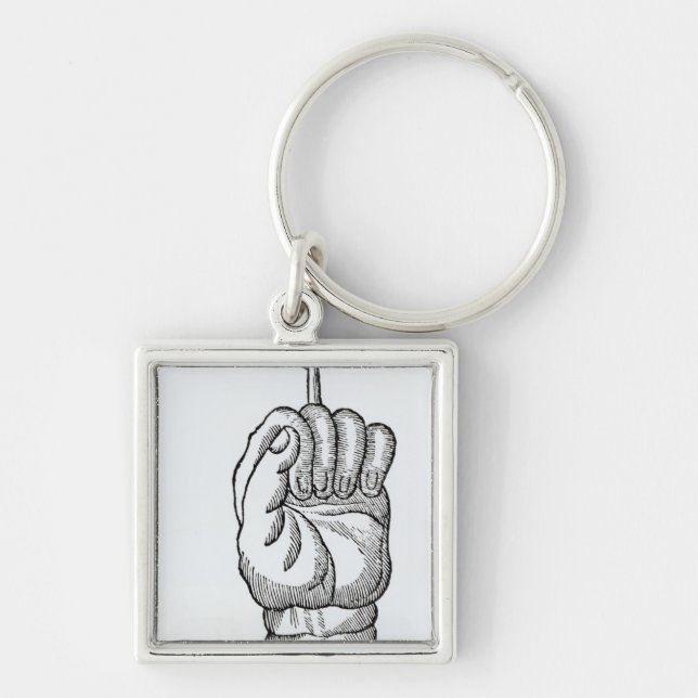 Die Hand des Ruhmes Schlüsselanhänger (Vorne)