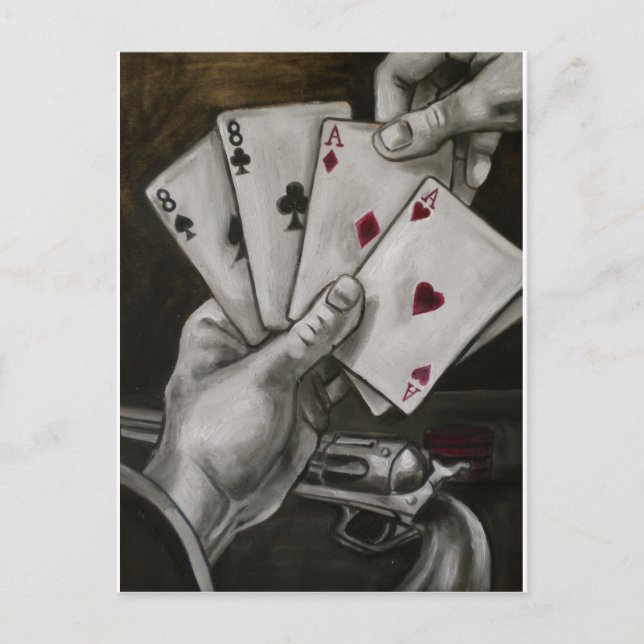 Die Hand des Toten Postkarte (Vorderseite)