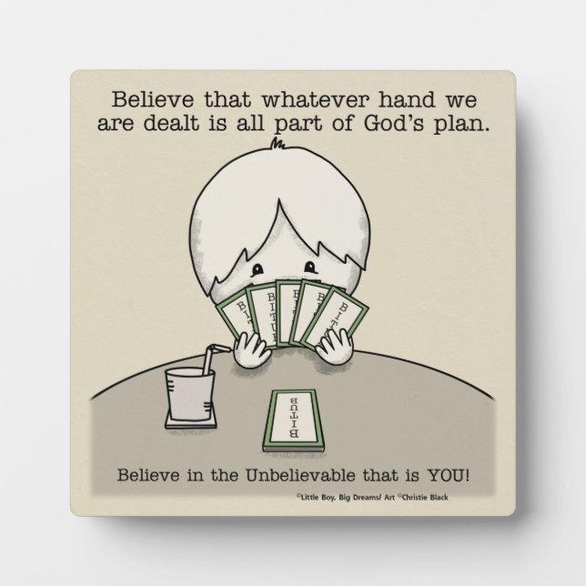 Die Hand, die wir haben Fotoplatte (Vorderseite)