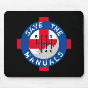 DIE HANDBÜCHER gerettet Mousepad