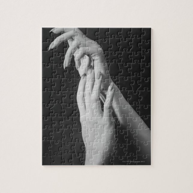 Die Hände der Frau Puzzle (Vertikal)