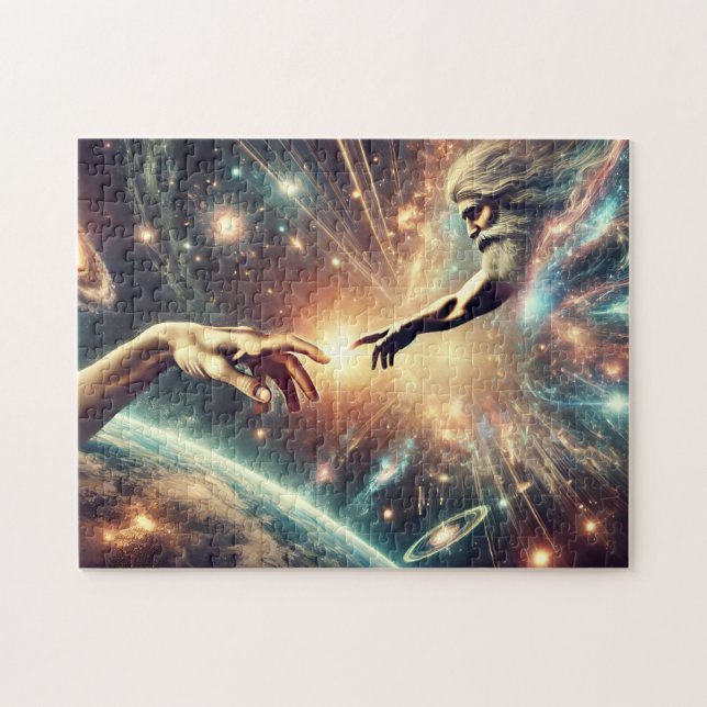 Die Hände der kosmischen Schöpfung Puzzle (Horizontal)