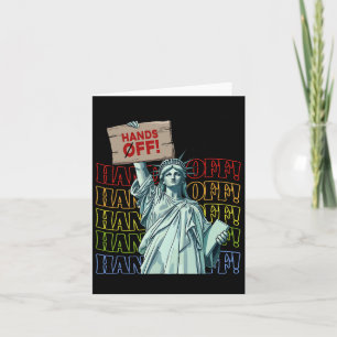Die Hände weg Vintag, wir, die Leute Amerikaner fl Karte