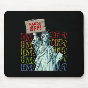 Die Hände weg Vintag, wir, die Leute Amerikaner fl Mousepad