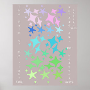Die Handfläche meiner rechten Hand breitete die Hi Poster