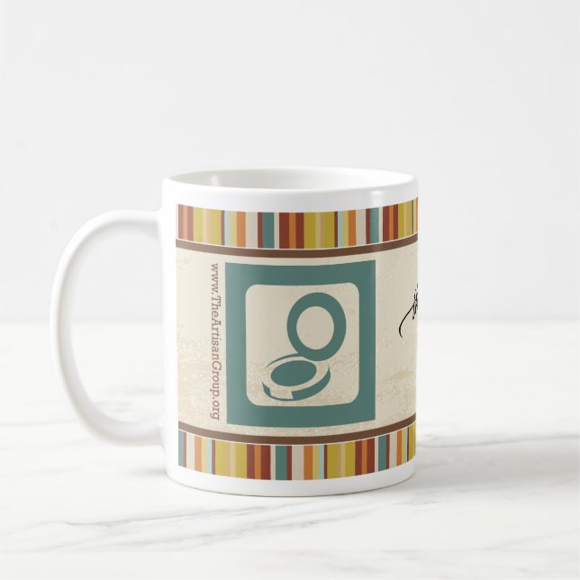 Die Handwerker-Gruppe MITGLIEDSTasse (Kosmetik) Kaffeetasse (Links)